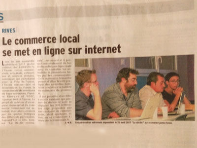 Le commerce local voironnais en ligne !
