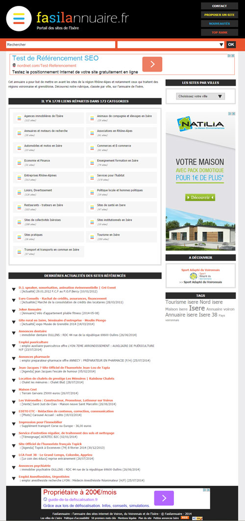 Annuaire Isère