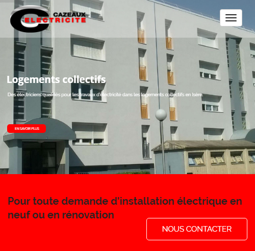 Cazeaux Electricit&eacute;version mobile
