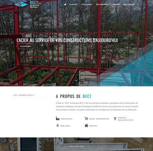 D&eacute;couvrez le site de BECT SAS