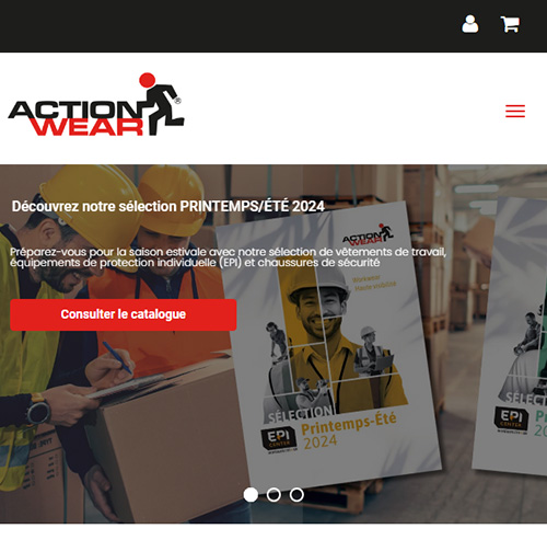 Action Wearversion mobile