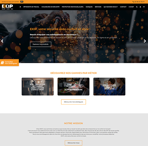 Consultez le site d'Ekip