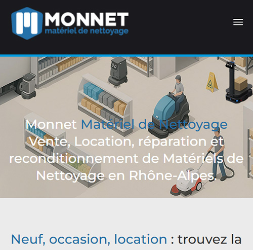 Monnet Mat&eacute;riel de Nettoyageversion mobile