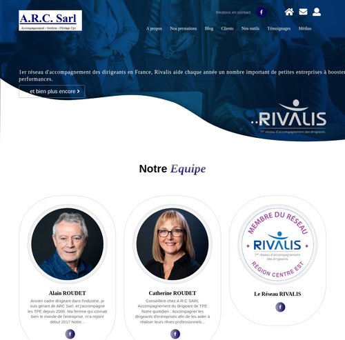 Site internet A.R.C. SARL