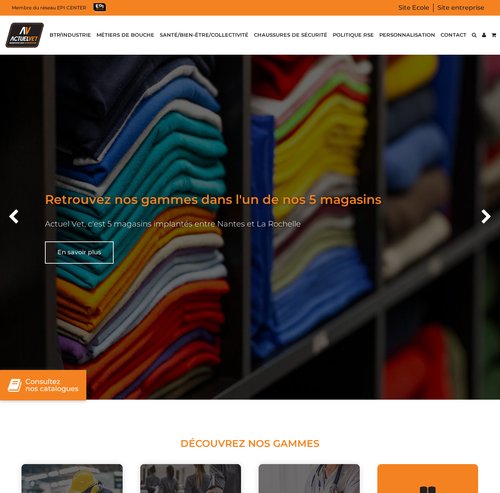 Site internet Actuel Vet