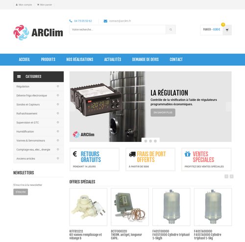 Site internet Arclim