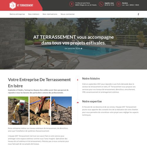 Site internet at terrassement ?