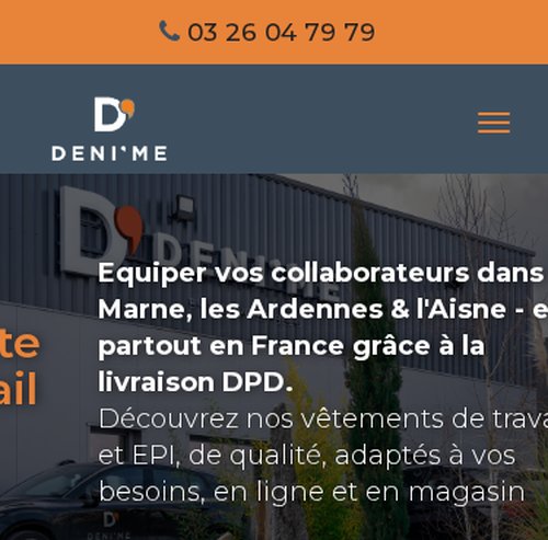 DENI'ME by L'Ouvrier Bleuversion mobile