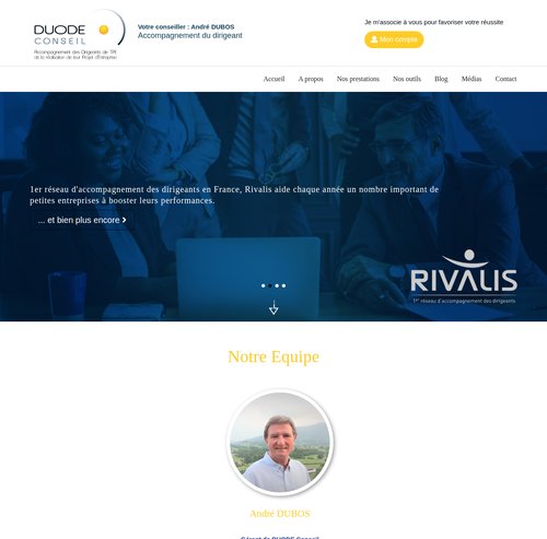 Site internet duode-conseil.fr