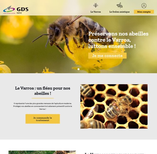 Site internet Gds Isere