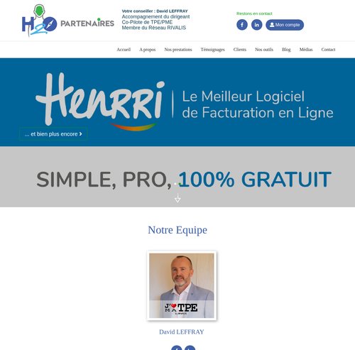 Site internet h2opartenaires