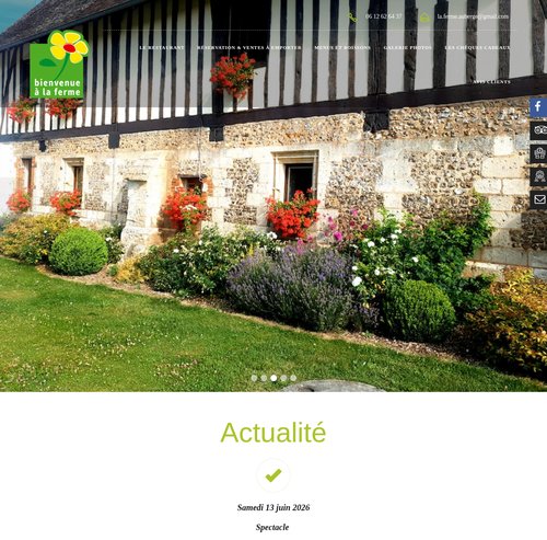 Site internet La ferme du bourg