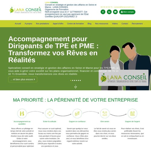 Site internet Lana conseil