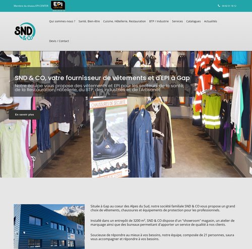Site internet SND Chevallier