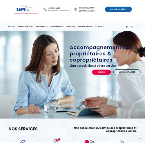 Site internet Unpi38