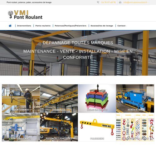 Site internet Vretenar Maintenance