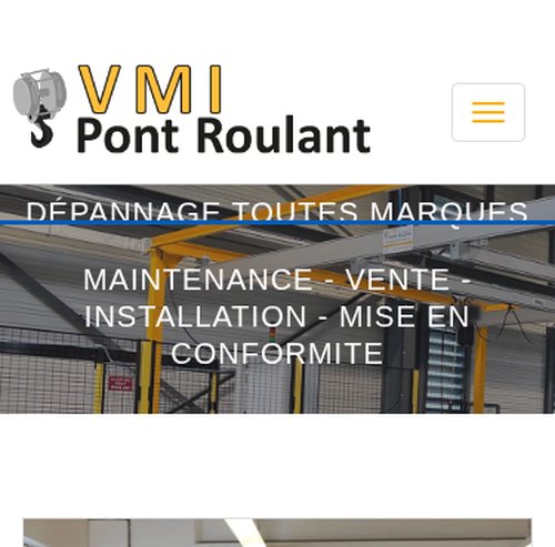 VMI Pont Roulant - Vretenar Maintenance Industrielleversion mobile
