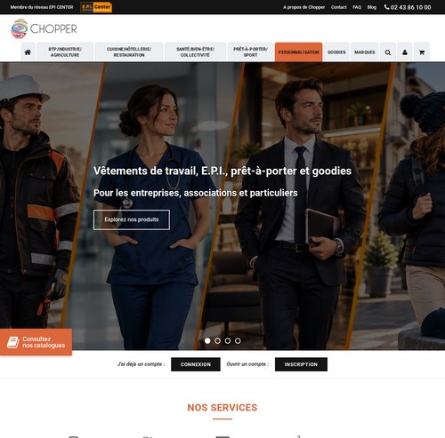 Site internet Chopper