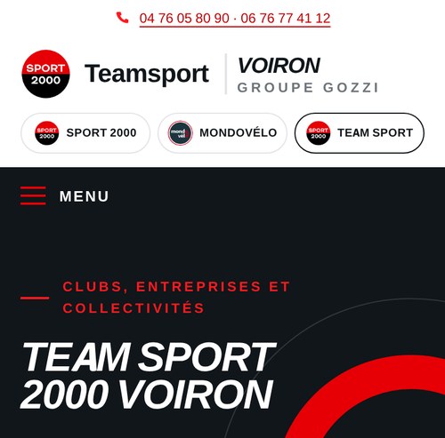 Team Sport 2000 Voironversion mobile